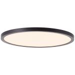 Brilliant Tuco Ceiling Light Plastic Black White 19W 2700lm - 827 Extra Warm White | 294mm - 3-Step Dimmable