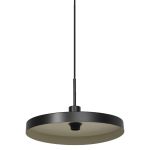 Ledvance Decor Plate Pendant Black | Suitable for E27