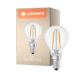 Ledvance Classic LED E14 Pear Filament Clear 1.8W 250lm - 827 Extra Warm White | Replaces 25W