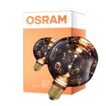 Osram Decor LED Lamp Black Glass E27 3.5W 300lm - 827 Extra Warm White | Replaces 25W