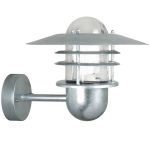 Nordlux Agger Wall Light Brushed Aluminium | Suitable for 1x E27