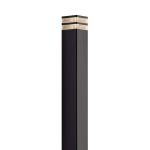 Nordlux Elm Pedestal Lamp Aluminium Black | IP44 - Suitable for E27