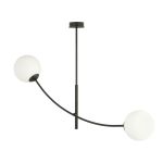Emibig Ceiling Light Hunter Steel Black | Suitable for 2x E14 - Max 10W