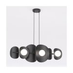 Emibig Pendant Elementi Steel Black | Suitable for 6x G9 - Max 8W