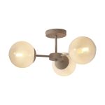It's about RoMi Ceiling Light Aspen Glass White | Suitable for 3x E14 