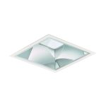 Philips LED Downlight LuxSpace Squared DN572B VLC-E 20.9W 2600lm 80D - 830 Warm White | 214mm - Aluminium Reflector - Dali Dimmable 