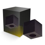 Bright Choice LED Spot Black Cube | IP20 - GU10 Fitting