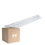 Multipack 4x Noxion Batten Click Reflector V2 LED T8 | Suitable for 2x 120cm LED Tube