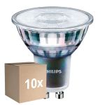Multipack 10x Philips MASTER LED Spot ExpertColor GU10 PAR16 5.5W 400lm 25D - 940 Cool White | Best Colour Rendering - Dimmable - Replaces 50W
