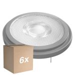 Multipack 6x Ledvance  SUPERIOR LED Spot Reflector G53 AR111 11.7W 800lm 24D - 927 Extra Warm White | Best Colour Rendering - Dimmable - Replaces 75W