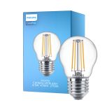 Philips Corepro LED Lustre E27 Ball Filament Clear 4.3W 470lm - 827 Extra Warm White | Replaces 40W