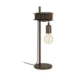 Eglo Table Lamp Townshend 4 Steel Brown Black | IP20 - Suitable for 1x E27 