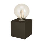 Eglo Table Lamp Prestwick 2 Steel Bronze | IP20 - Suitable for 1x E27 