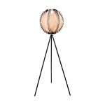 Eglo Floor Lamp Waverton Steel Black | IP20 - Suitable for 1x E27 