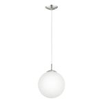 Eglo Pendant Rondo Steel Satin Nickel | Suitable for E27