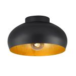 Eglo Ceiling Light Mogano 2 Black, Gold | Suitable for E27
