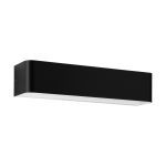 Eglo Wall Light Sania 4 Aluminium Black White 12W 1400lm - 830 Warm White | IP20 