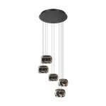 Eglo Pendant Hortunas Steel Black 5.8W 690lm - 830 Warm White | IP20 - Dimmable 