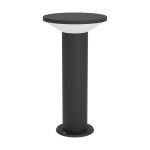 Eglo Pedestal Lamp Rigosa Steel Black 10W 1100lm - 830 Warm White | IP44