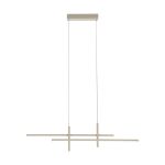 Eglo Pendant Trepilia Aluminium Steel Sanded 20W 2500lm - 830 Warm White | IP20