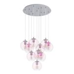 Eglo Pendant Ariscani 2 Steel Chrome | Suitable for 10x E27