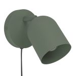 Eglo Wall Light Tilston Steel Green | Suitable for E14