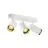 Asto Tube Ceiling Spot Aluminium White | 3x GU10 Max. 10W - Dimmable
