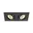 SLV New Tria 155 Spot Aluminium Black Square 14W 610lm 38D - 927 Extra Warm White | Best Colour Rendering - Dimmable 