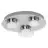 Ledvance Smart+ Wifi LED Wall Light Bathroom Round Silver 18W 1100lm - 830-865 Tunable White | IP44