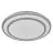 Ledvance LED Ceiling Orbis Berlin Silver 36W 2450lm - 830 Warm White