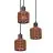 Ledvance Decor Pendant Brown | Suitable for 3x E27