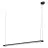 Ledvance LED Pendant Office Line Slab Black 40W 4100lm - 840 Cool White | Dimmable