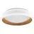 Ledvance LED Ceiling Orbis Livia White and Wood 24W 1200lm - 830 Warm White | Touch Dimmable