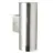 Nordlux Tin Wall Light Aluminium and Glass Up & Down | 76mm - IP54 - Suitable for 2x GU10