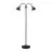 Nordlux Ray Floor Lamp Metal Black | Suitable for 2x E14