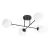 Emibig Ceiling Light Roma Steel Black | Suitable for 4x E14 - Max 10W