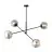 Emibig Pendant Linear Steel Black | Suitable for 4x E14 - Max 10W