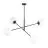 Emibig Pendant Linear Steel Black | Suitable for 4x E14 - Max 10W