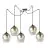 Emibig Pendant Level Steel Black | Suitable for 5x E27 - Max 15W