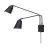 It's about RoMi Wall Light Bremen Iron Black | Suitable for 2x E27 