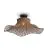 Good&Mojo Ceiling Light Ibiza Bamboo Black L | Suitable for 1x E27 