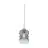 It's about RoMi Pendant Verona Glass Grey | Suitable for 1x E27 