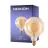 Noxion Lucent LED E27 Globe Filament Amber 125mm 7.2W 630lm - 822 Extra Warm White | Replaces 60W