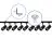 Bright Choice Complete Set 1-Phase Rail L 2 x 2 Meter Black | incl. 9x Spot + GU10 2700K 3W Dimmable + End Cap, Power Connector and L -Connector