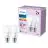 Multipack 2x Philips Bulb LED E27 Pear Frosted 5W 470lm - 827 Extra Warm White