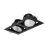 Philips LED Spot Greenspace Accent Gridlight Aluminium Black 46W 2700lm 36D - 930 Warm White | 154mm - IP20 - Best Colour Rendering - Dali Dimmable