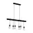 Eglo Pendant Townshend Steel Black | IP20 - Suitable for 6x E27 