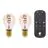 Eglo Connect.Z Smart LED Pear E27 Filament Amber 9.8W 360lm - 822-865 Tunable White | Dimmable - Replaces 25W