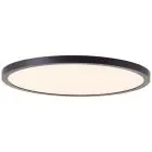 Brilliant Tuco Ceiling Light Plastic Black White 19W 2700lm - 827 Extra Warm White | 294mm - 3-Step Dimmable