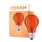 Osram LED Star Classic Decor E27 Pear Filament Frosted 2.5W 160lm - Orange | Replaces 17W